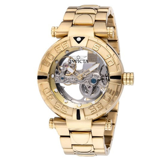Invicta Subaqua Nebula Automatic Men's Watch w/ Skeleton Dial - 47mm, Gold