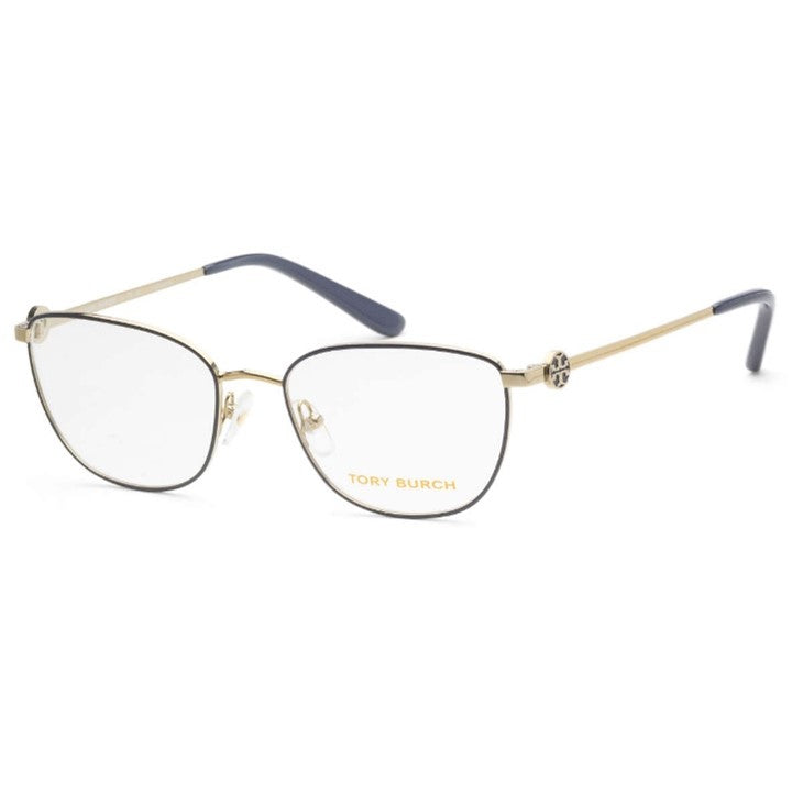 Tory Burch Women's Blue Rectangular Opticals
