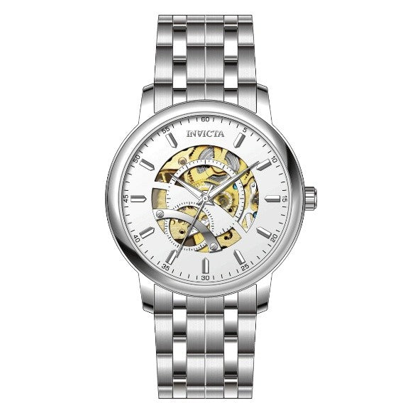 Invicta Objet D Art Automatic Men's Watch w/ Skeleton Dial - 42.5mm, Silver