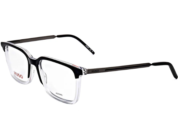 Hugo Boss Men's Black Rectangular Opticals