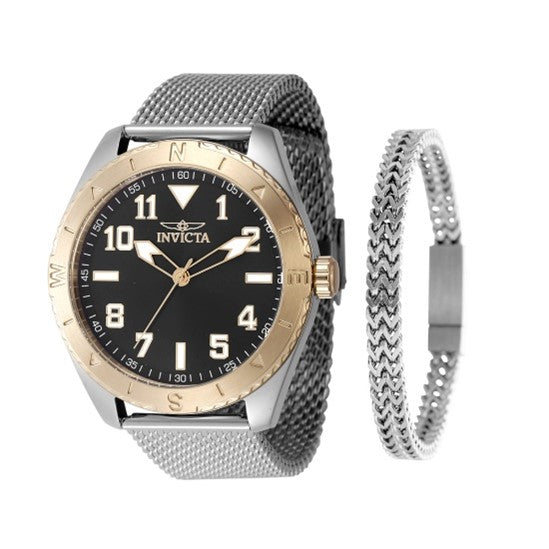 Invicta Specialty Men's Watch - 45mm, Steel With Bracelet Set