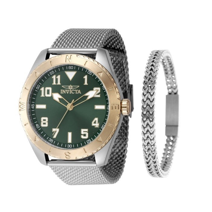 Invicta Specialty Men's Watch - 45mm, Steel With Bracelet Set
