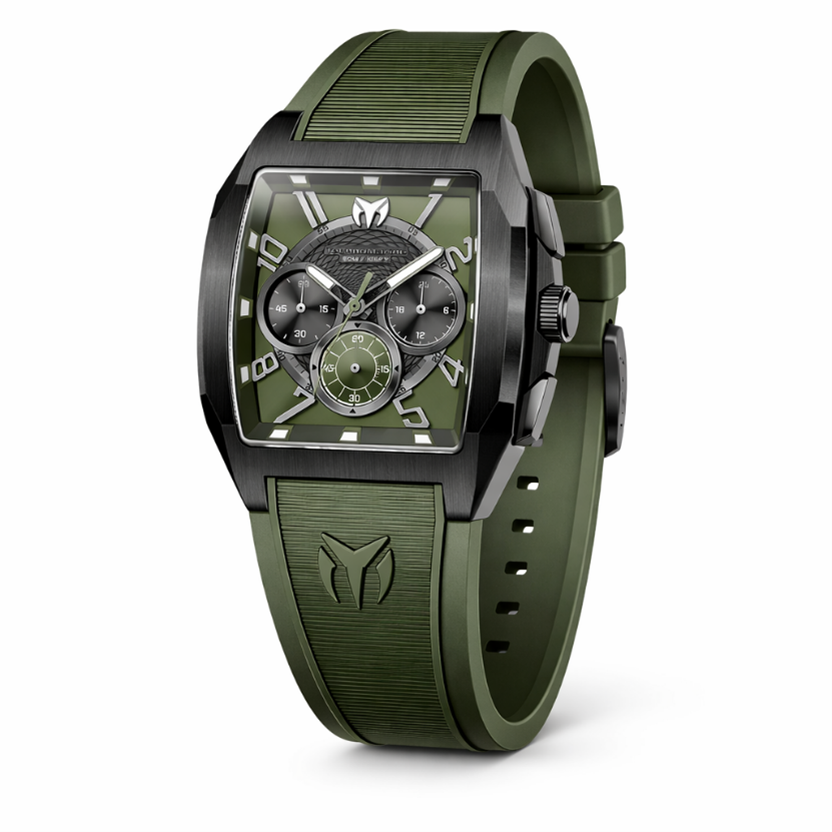 TechnoMarine Aqua Quadrant Men's Watch - 41mm, Olive Green