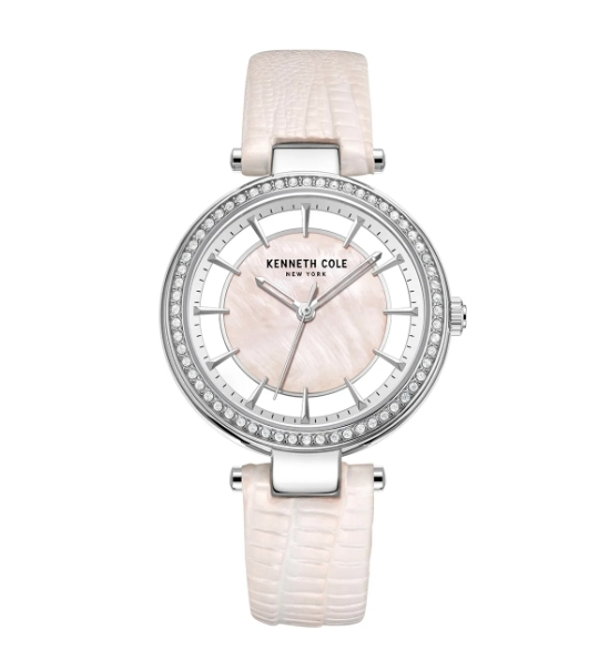 Kenneth Cole Quartz Pink Mother-of-Pearl Dial Women's Watch