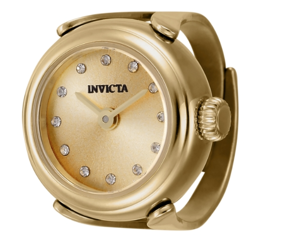 Invicta Angel Women's Ring Watch - 17.5mm, Gold