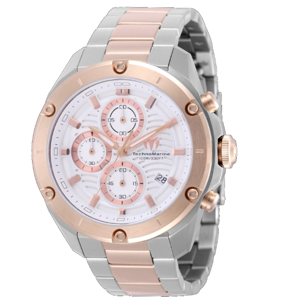 TechnoMarine Oceanico Quartz Blue Dial Men's Watch 44mm