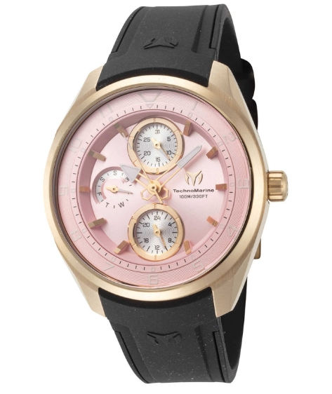 TechnoMarine Ocean Quantum Quartz Pink Dial Women's Watch 36mm