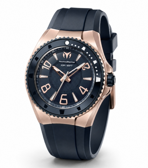 TechnoMarine Lusso Mare Men's Watch - 44mm, Dark Blue