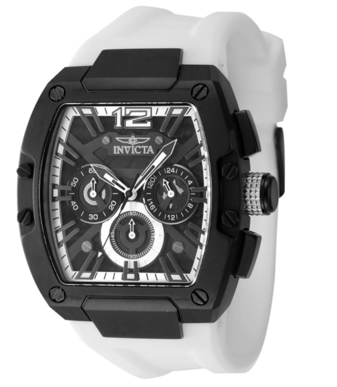 Invicta Racing Quartz Black and Silver Dial Men's Watch