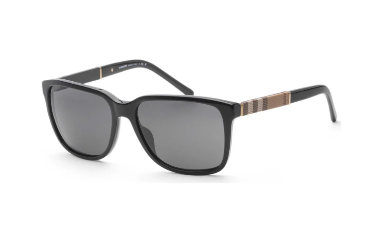 Burberry Men's Black Square Sunglasses