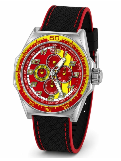 Invicta Racing Stryketach Men's Watch - 50mm. Red. Black