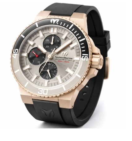 TechnoMarine La Pelagia Men's Watch - 43mm. Black