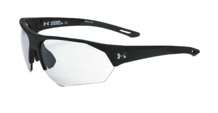 Under Armour Unisex Black Wrap Sunglasses
