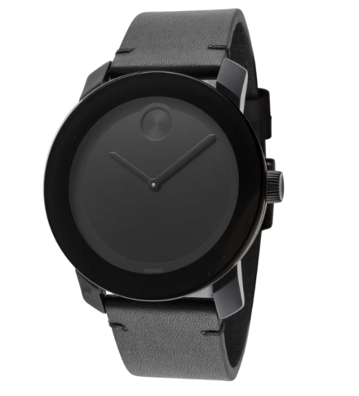 Movado Bold Quartz Black Dial Men's Watch