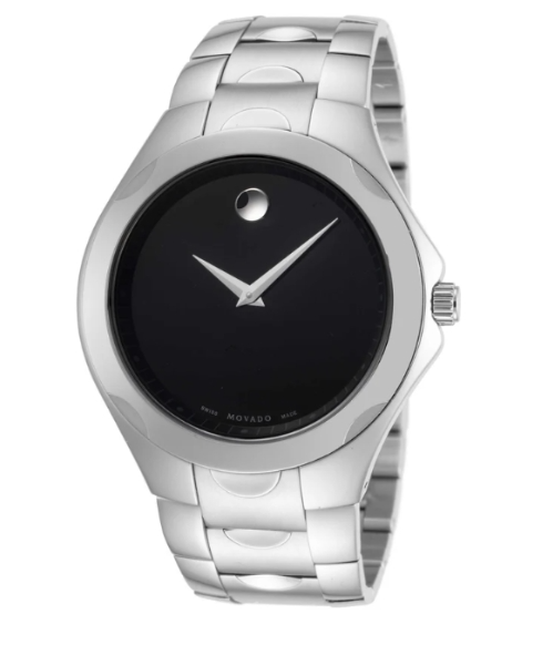 Movado Luno Quartz Black Dial Men's Watch