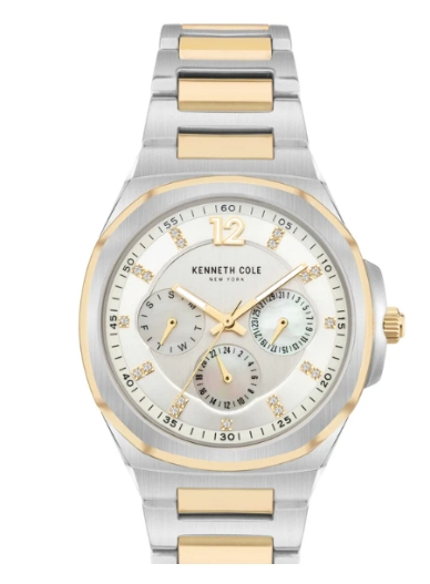 Kenneth Cole Quartz Yellow Mother-of-Pearl Dial Women's Watch