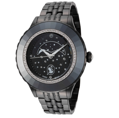 Swarovski Octea Quartz Black Dial Women's Watch