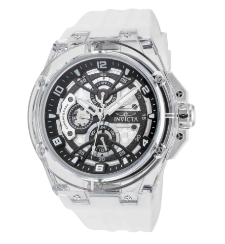 Invicta Racing Quartz Silver Dial Men's Watch
