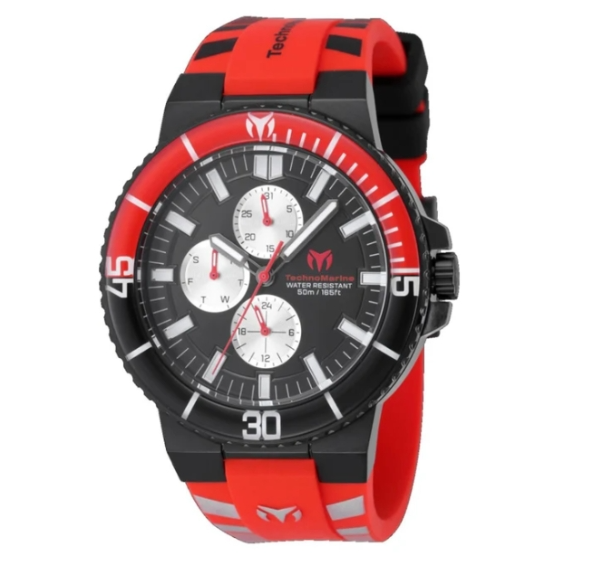 TechnoMarine Racing Legends Men's Watch - 43mm. Red. Black