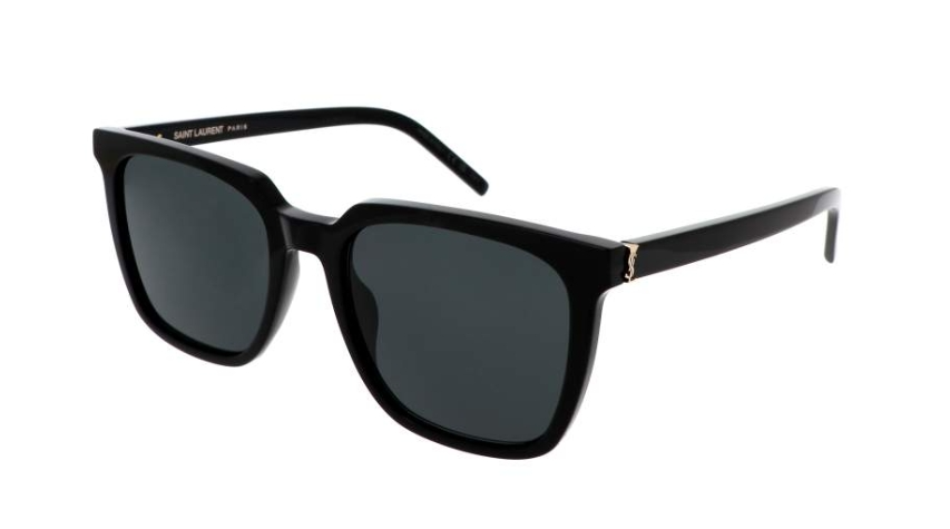 Saint Laurent Black Square Ladies Sunglasses