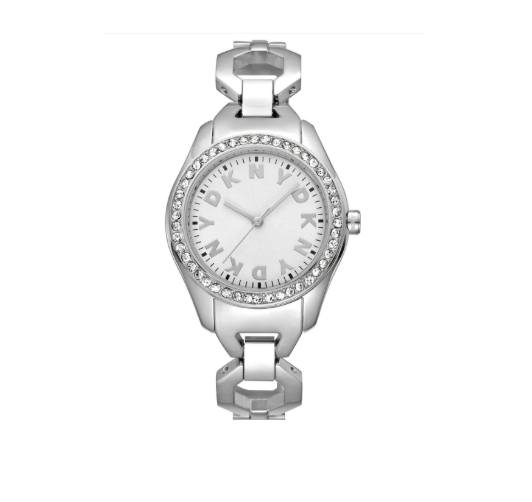 DKNY Logo 33mm Silver Dial Women's Quartz Watch