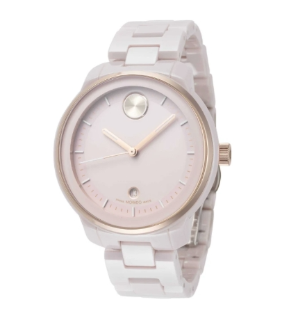 Movado Bold Verso 38.5mm Pink Dial Women's Quartz Watch