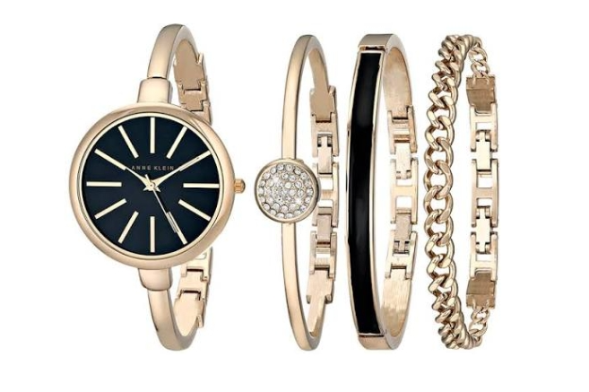Anne Klein Classic 32mm Black Dial Women's Quartz Watch