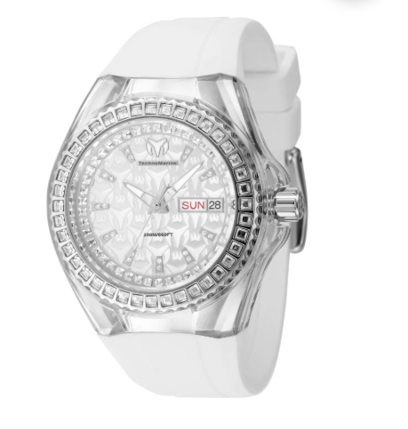 TechnoMarine Cruise Swiss Ronda 517 Caliber Women's Watch - 40mm, White