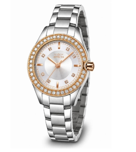 Invicta Angel Women's Watch - 30mm, Silver Gold