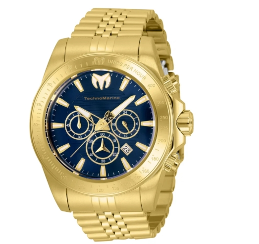 TechnoMarine Manta Grand Men's Watch - 47mm. Gold