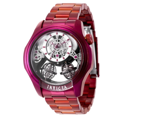 Invicta Specialty Twin-Axis Men's Watch - 46mm, Burgundy