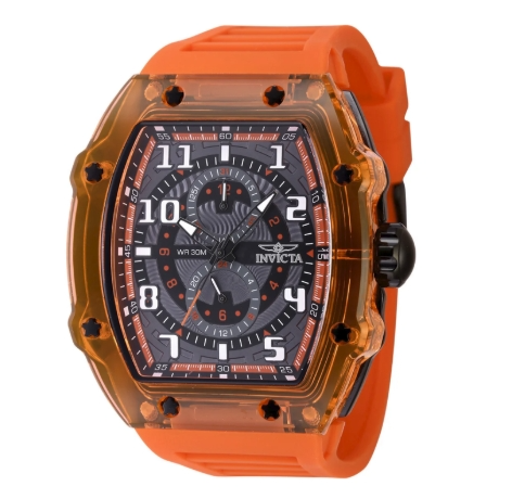 Invicta Racing Cyclone Men's Watch - 48.5mm. Orange