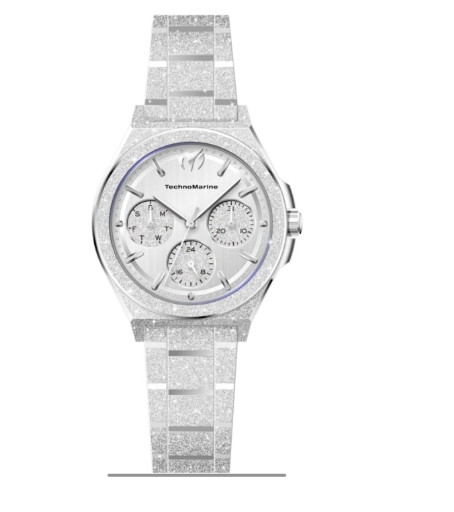 Technomarine Ocean Empress 34mm Silver Dial Men's Quartz Watch