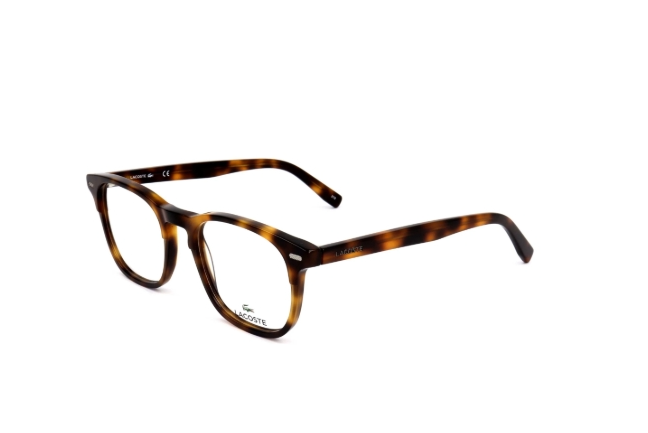 PRE ORDER: Lacoste Unisex Brown Square Eyeglasses S/M