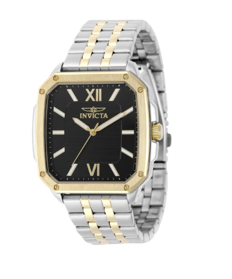 PRE ORDER: Invicta Cuadro Dexia Men's Watch Gold. Steel