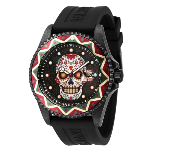 PRE ORDER: Invicta Pro Diver Dia De Los Muertos Men's Watch Black