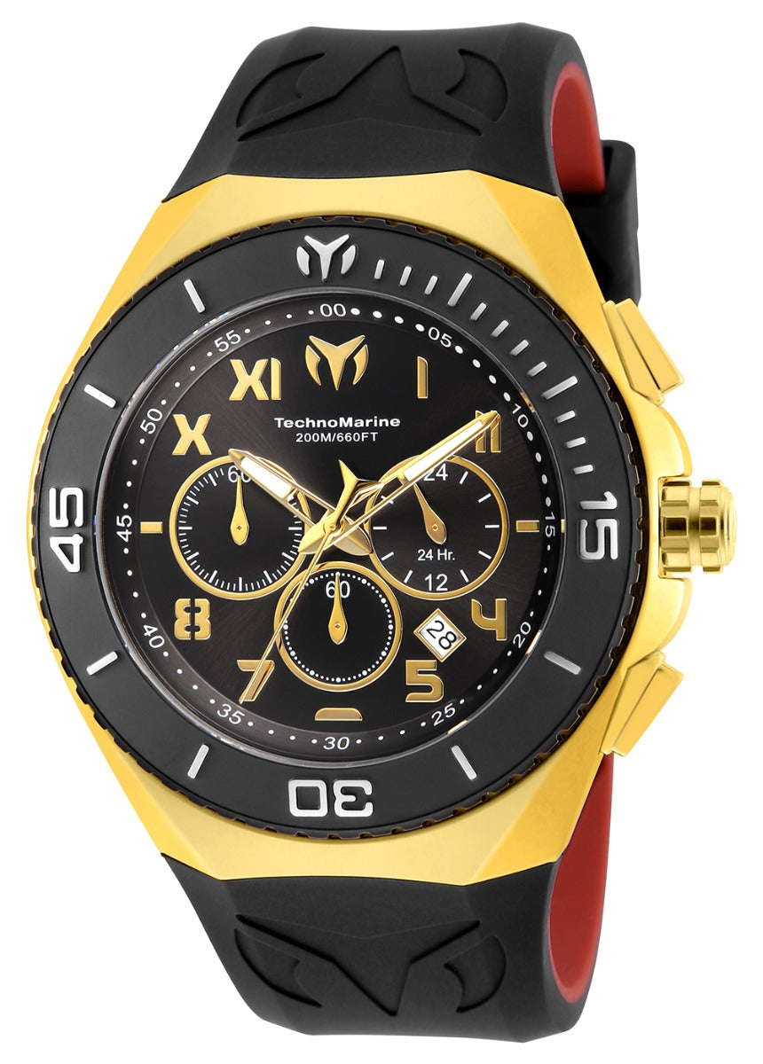 TechnoMarine Manta Ocean Men's Watch - 48mm, Black, Red