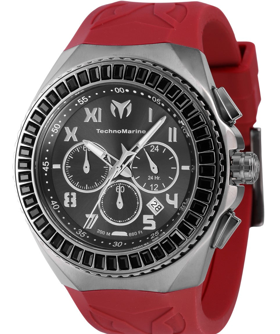 TechnoMarine Manta Men's Watch - 48mm, Burgundy