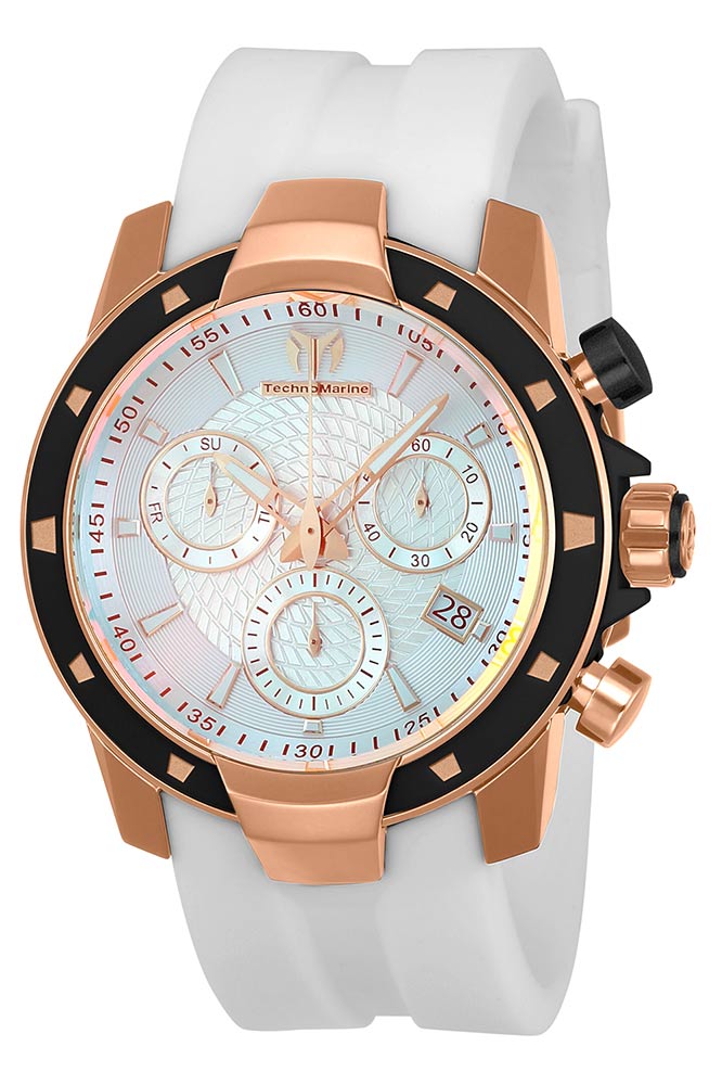 TechnoMarine Swiss Z60 Caliber Men's 45mm, White