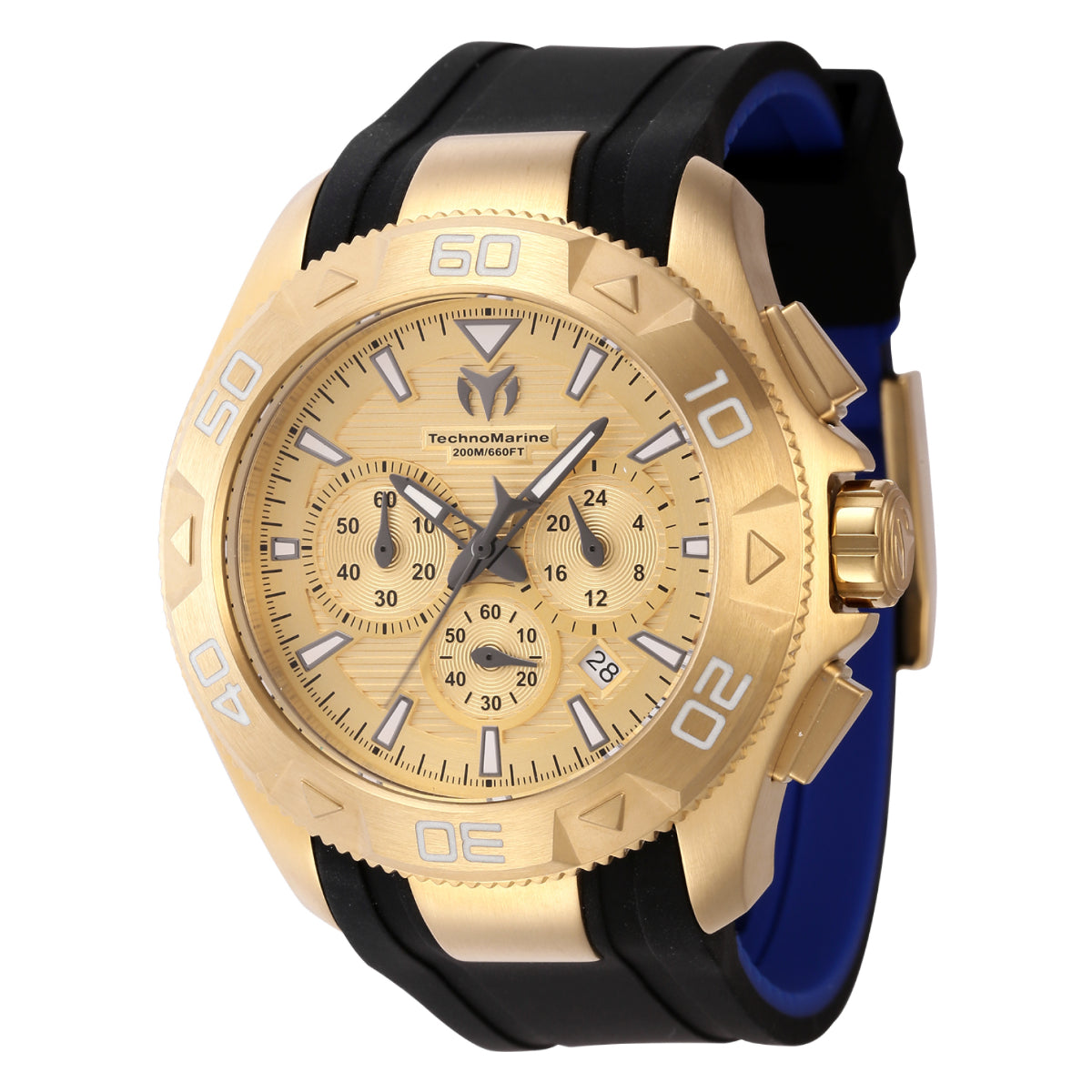 TechnoMarine UF6 Men's Watch - 48mm, Black, Blue