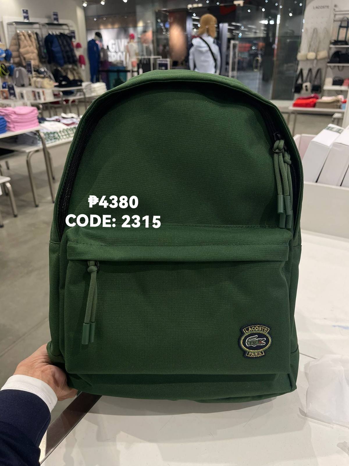 Lacoste Backpack Mens