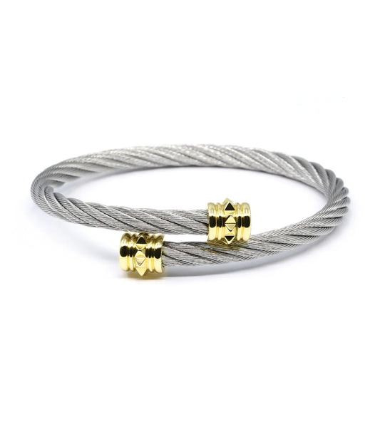 CHARRIOLStainless Yellow Gold Bangle, Size S