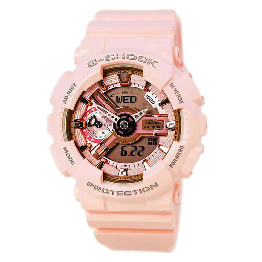 CASIOG-Shock Digital Dial Pink Resin Ladies Watch