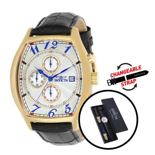 Invicta Specialty Men's Watch - 43mm, Black with Interchangeable Strap