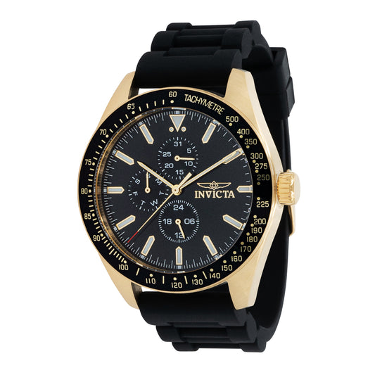 Invicta Aviator Men's Watch -  Black