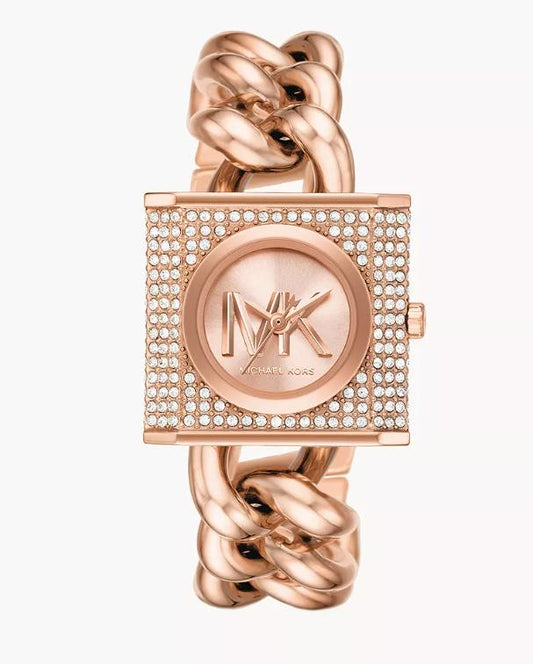Michael Kors Women's Chain Lock 25mm Quartz Watch