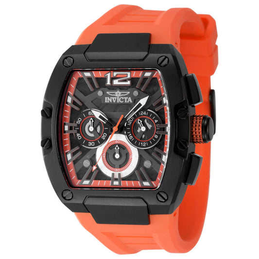 Invicta Racing Quartz Black and Orange Dial Men's Watch