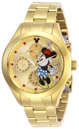 Invicta Disney Limited Edition Minnie Mouse Women's Watch - 40mm, Gold