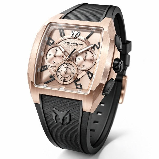 TechnoMarine Aqua Quadrant Men's Watch - 41mm, Black