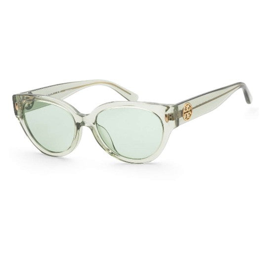 TORY BURCH WOMEN'S GREEN CAT-EYE SUNGLASSES